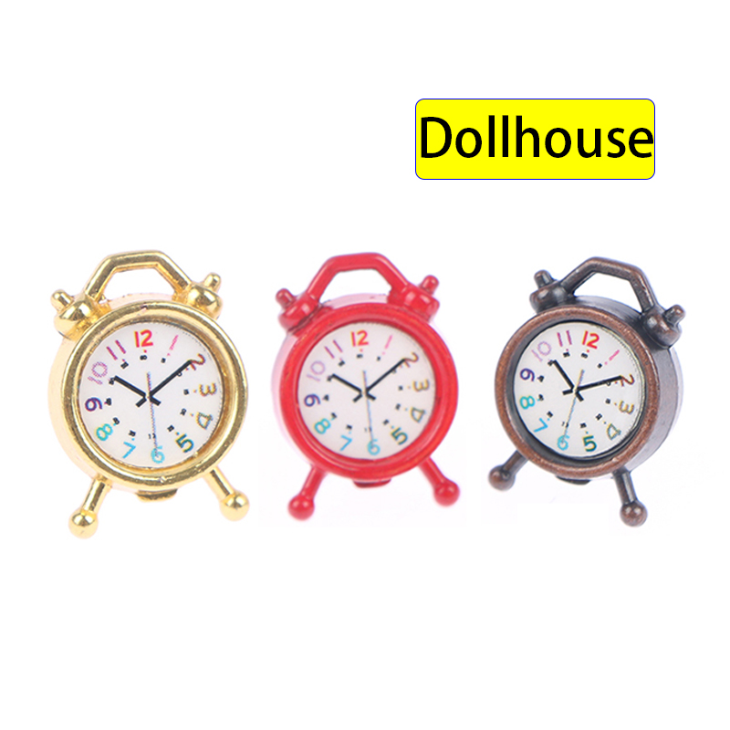 1PC 1:12 Scale Alarm Clock Dol - Home Decor Kolkata review and price