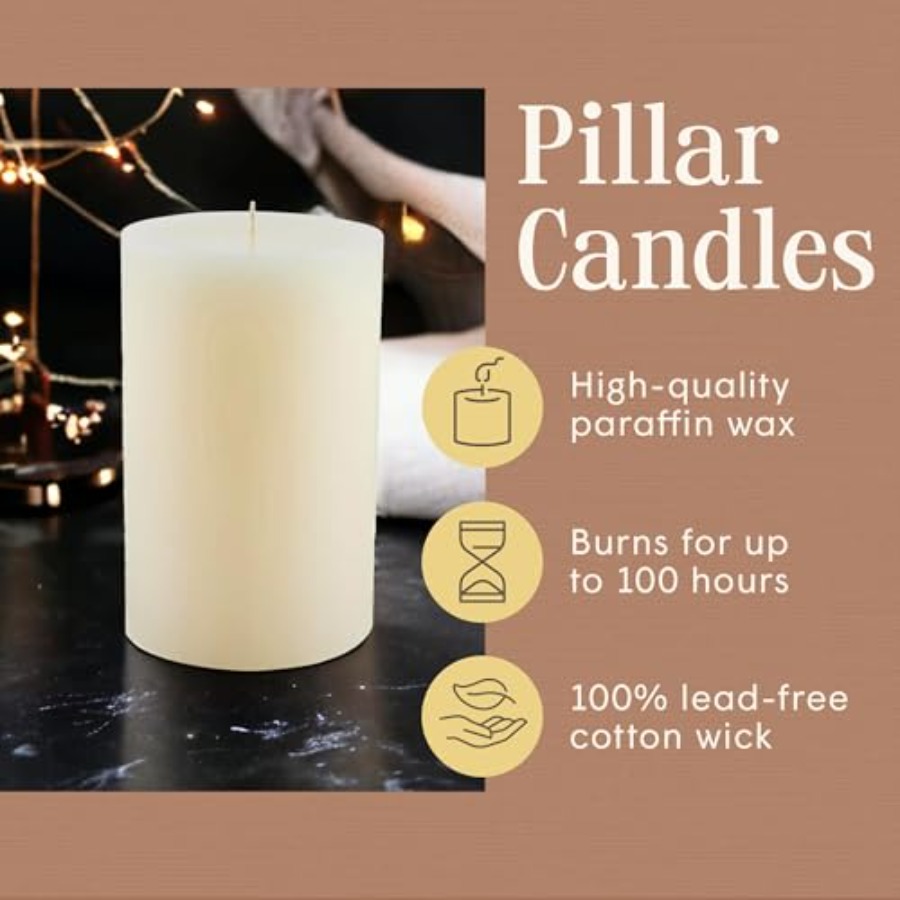 Dripless Vanilla Scented Ivory - Home Decor Handmade review and price