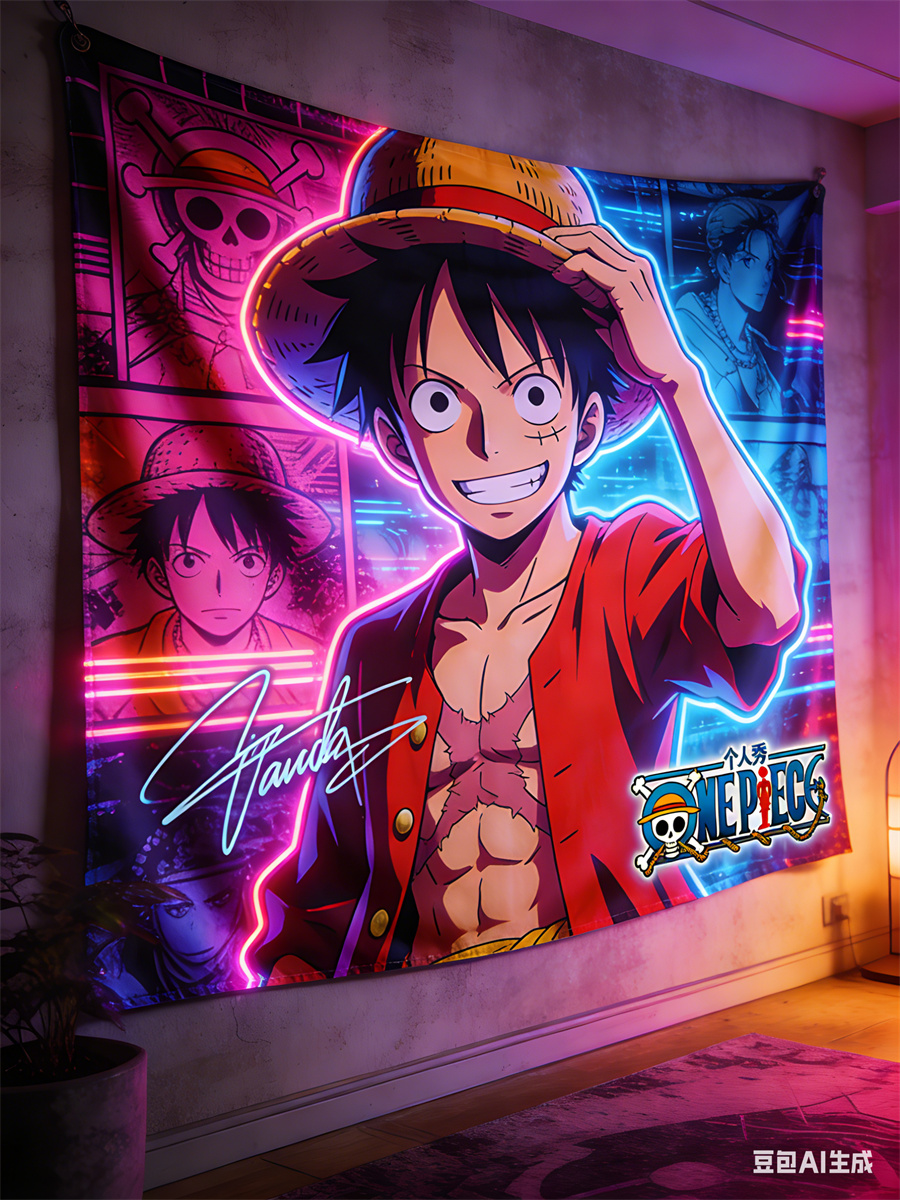 One Piece Luffy 3D Effect Wall - Home Decor Online review and price