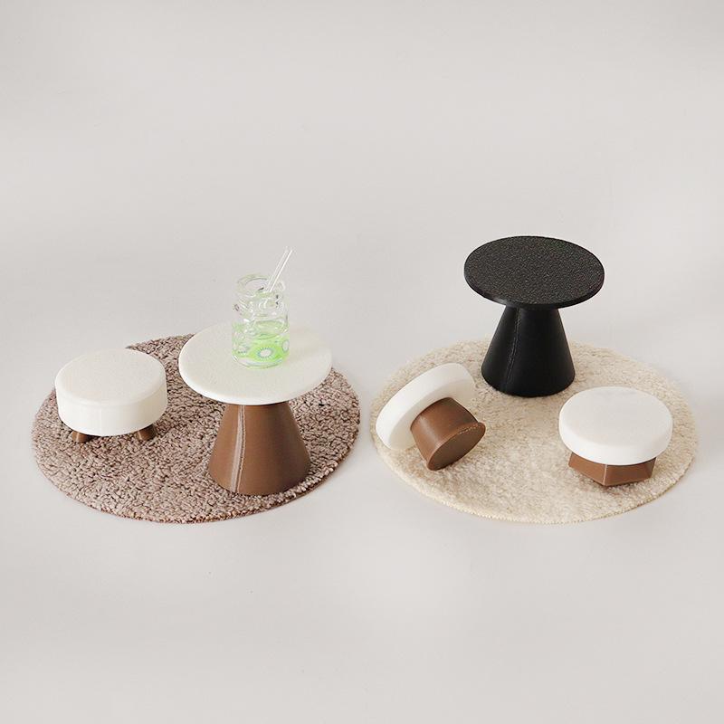 4Pcs Dollhouse Simulation Tabl - Home Decor Handmade review and price