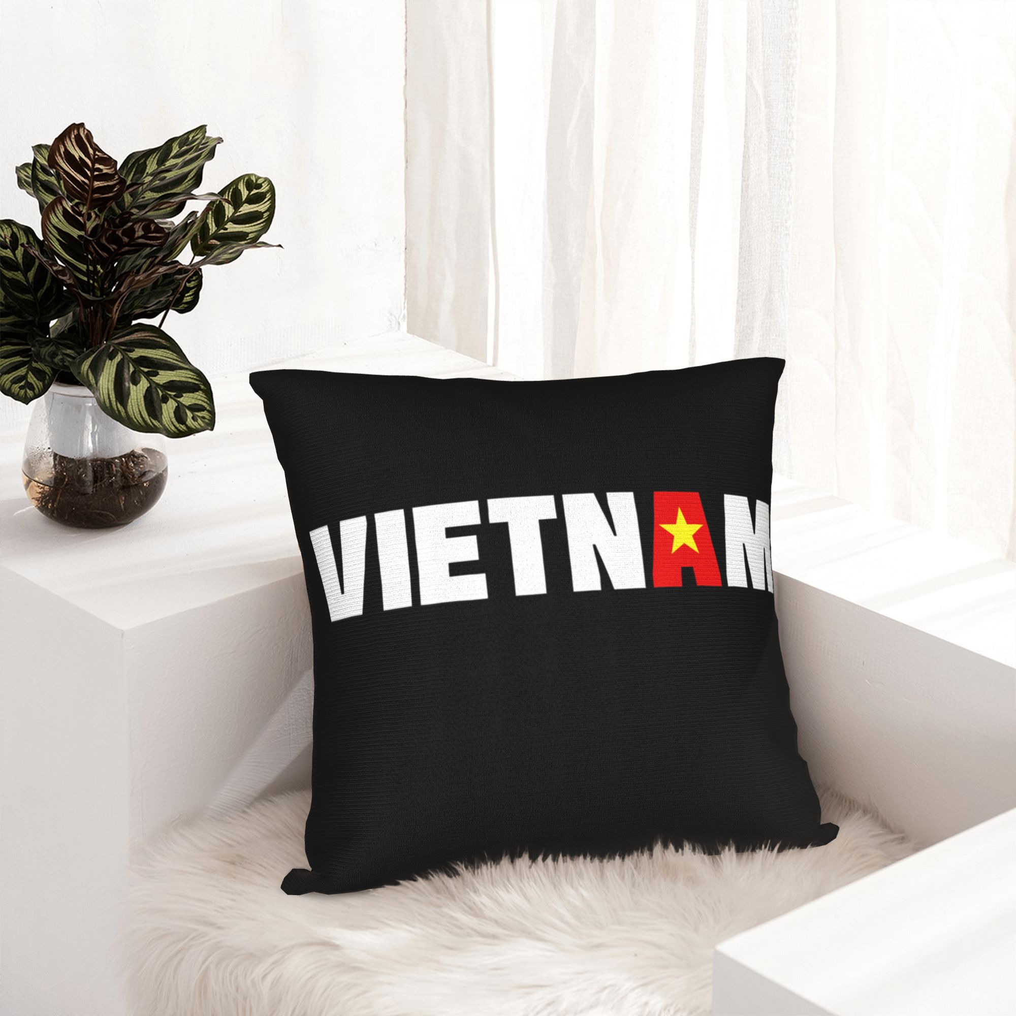 Vietnam Flag Yellow Star Asia  - Home Decor Vietnam review and price