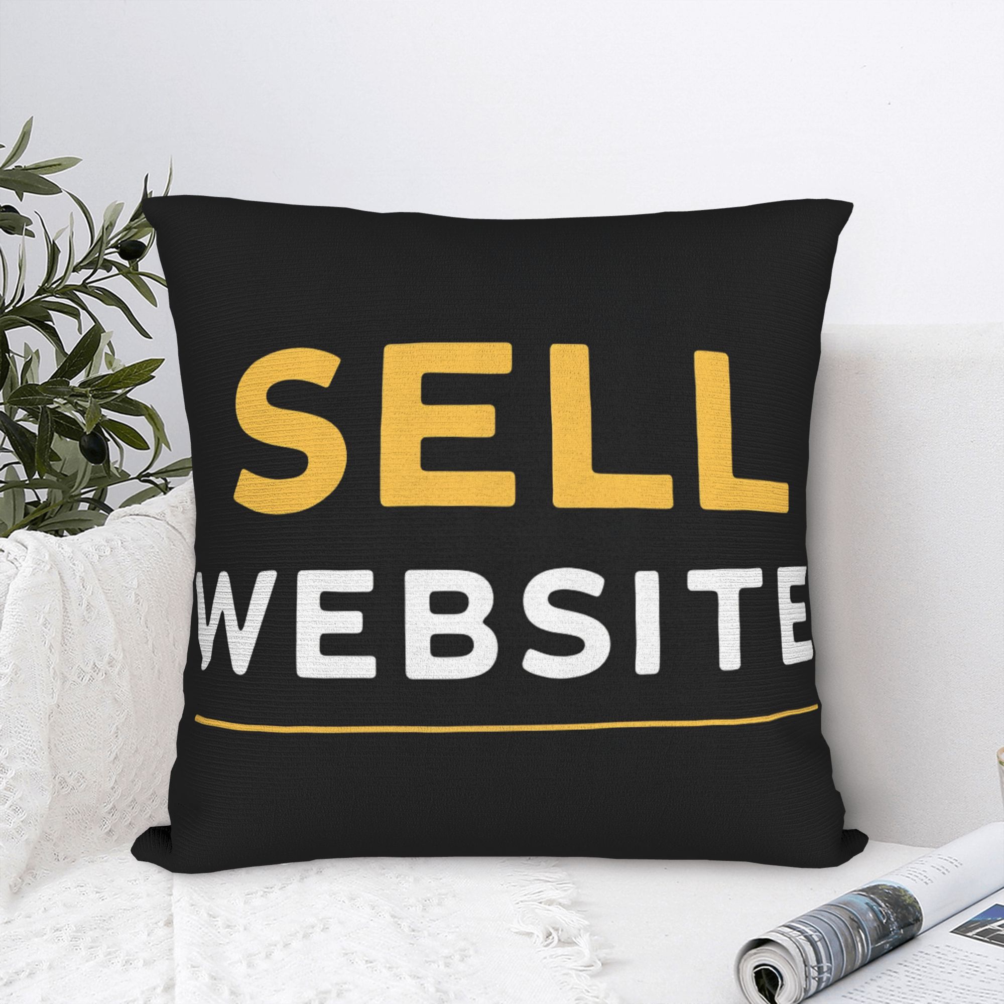 Pillow Case Website Sell Squar - Home Decor Website Free review and price