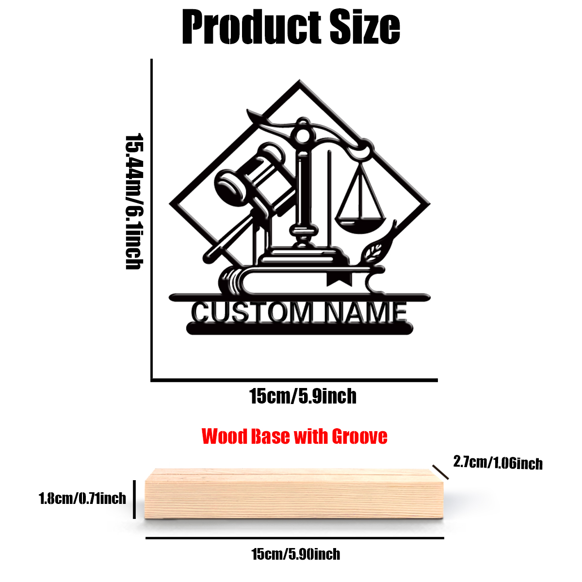 1 pc Judge approval model Cust - Wooden Letter Sign review and price