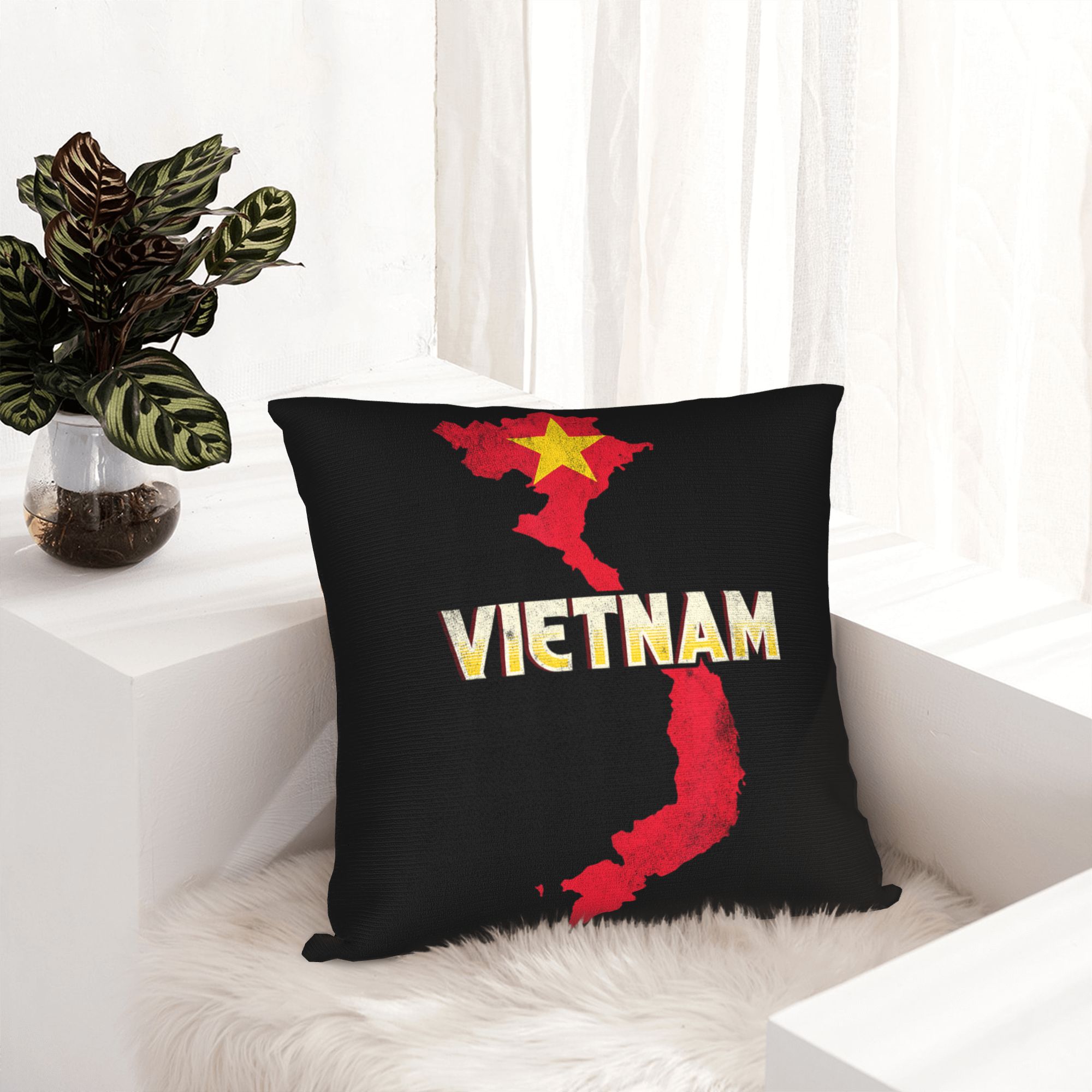 Vietnam Flag Yellow Star Asia  - Home Decor Vietnam review and price