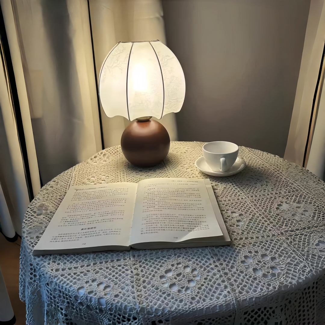 Vintage floral table lamp, med - Home Decor Lamp review and price