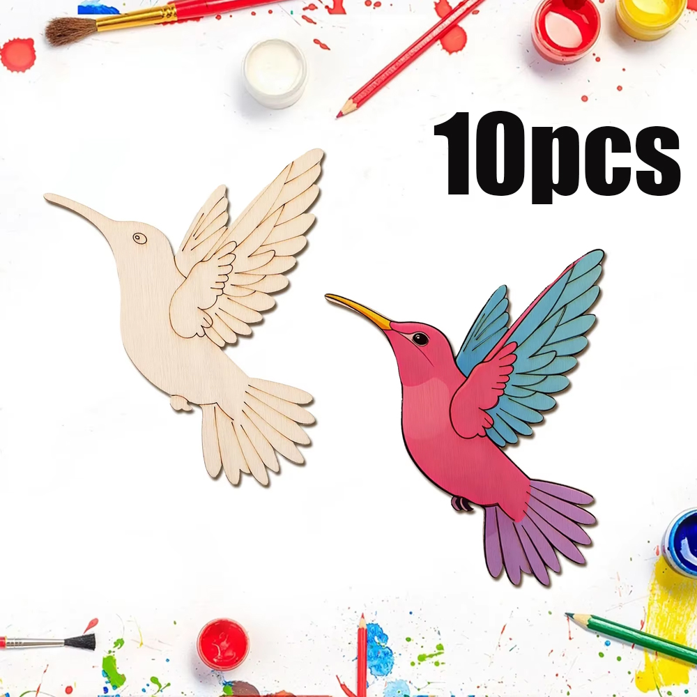 10pcs Unfinished Wood Animal B - Home Decor In review and price