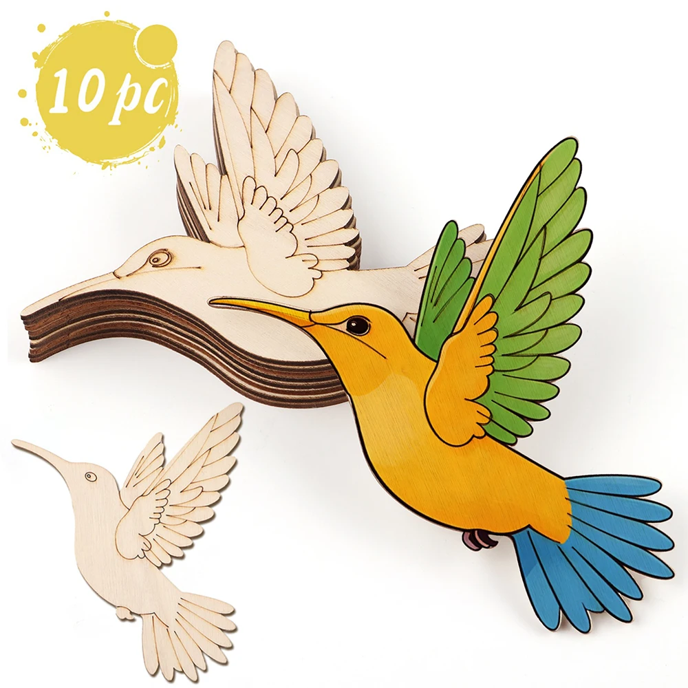 10pcs Unfinished Wood Animal B - Home Decor In review and price