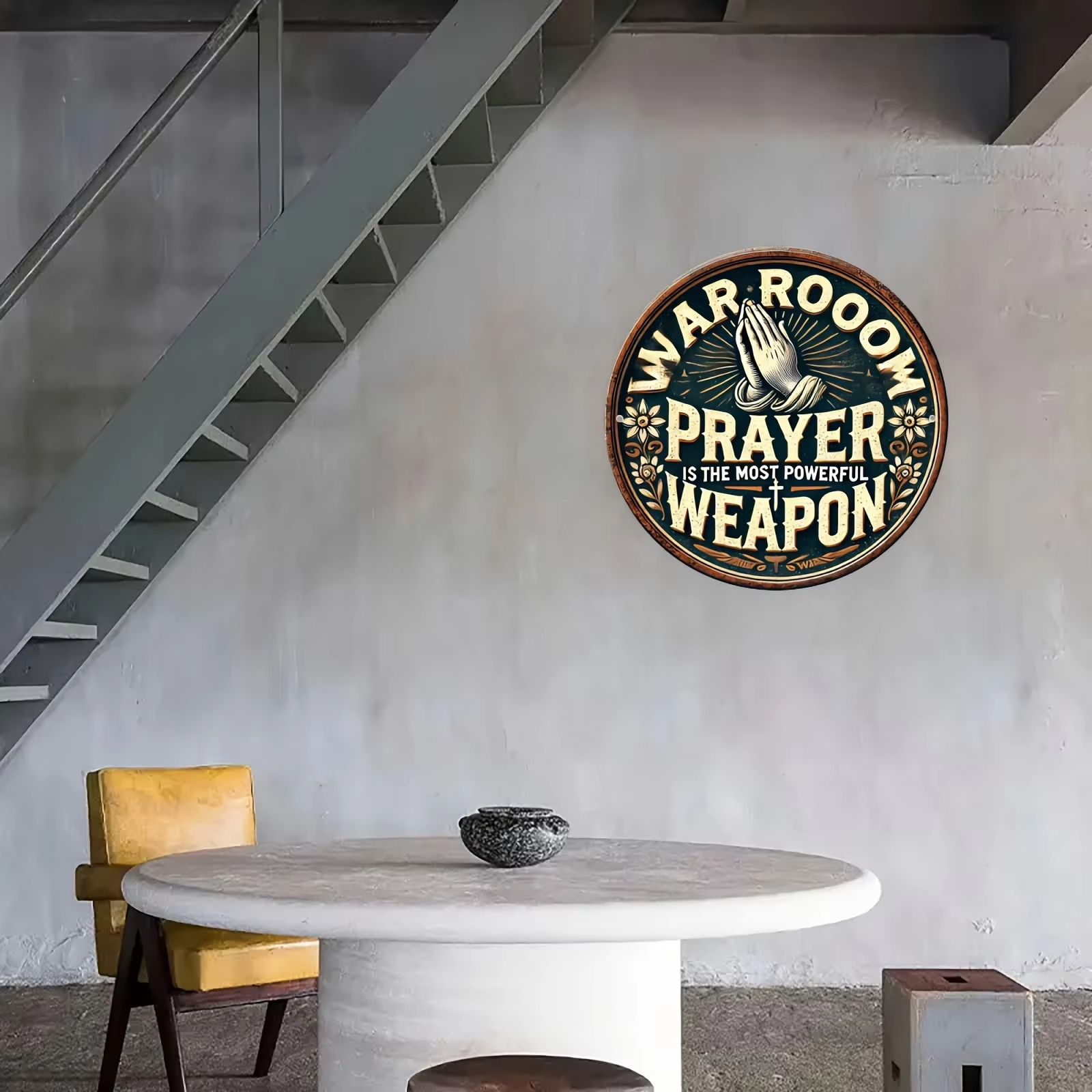 Vintage Round Wood Logo-_War R - Home Decor Logo Design review and price