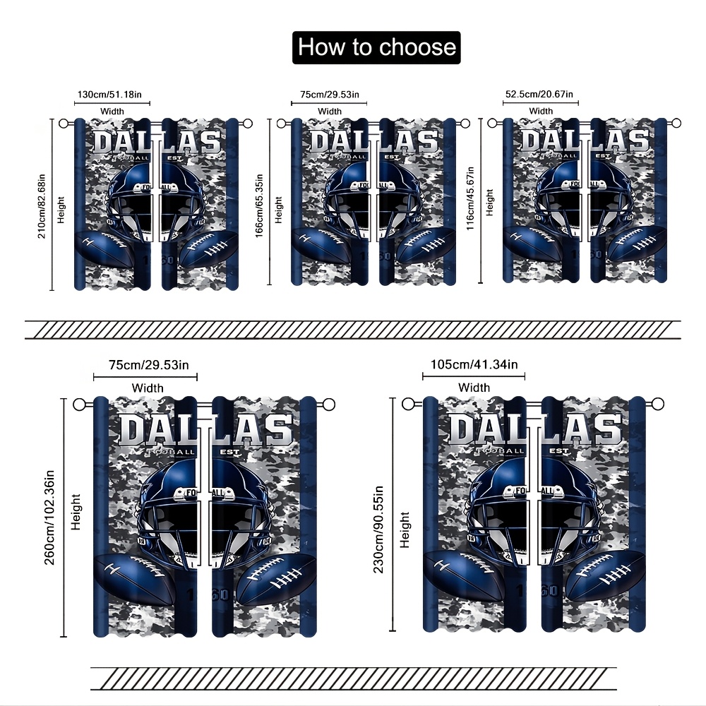 Dallas Football Door Curtains  - Home Decor Dallas review and price