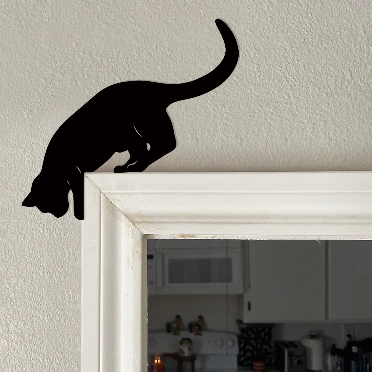 Cat looking down Door Topper D - Home Decor Kolkata review and price