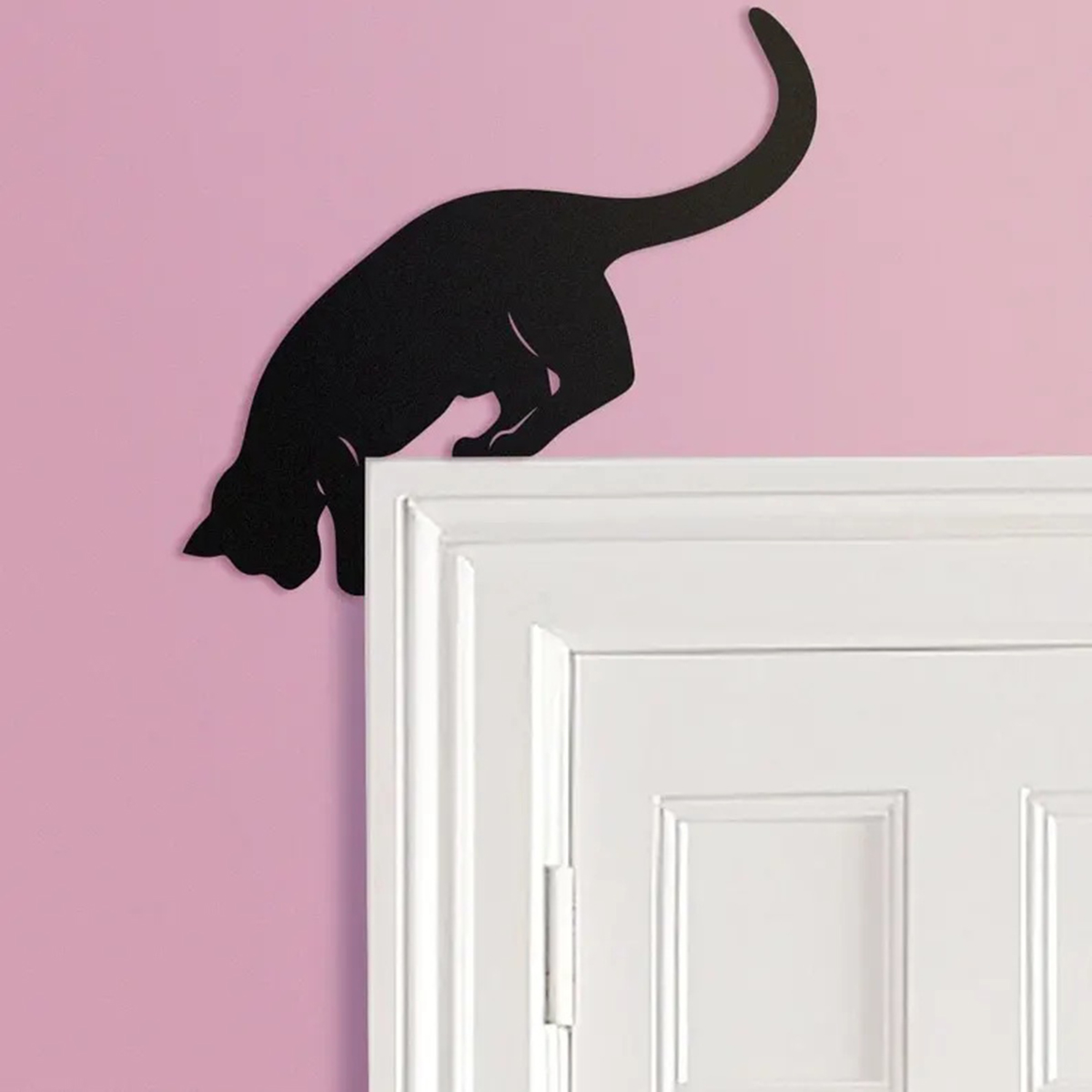 Cat looking down Door Topper D - Home Decor Kolkata review and price