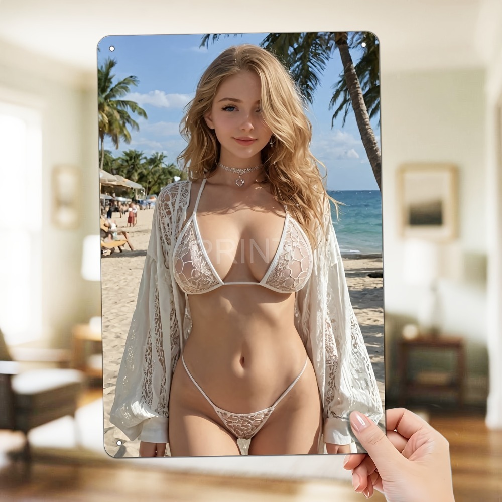 Blonde Bikini Curvy Girl Sexy  - Home Decor Kolkata review and price