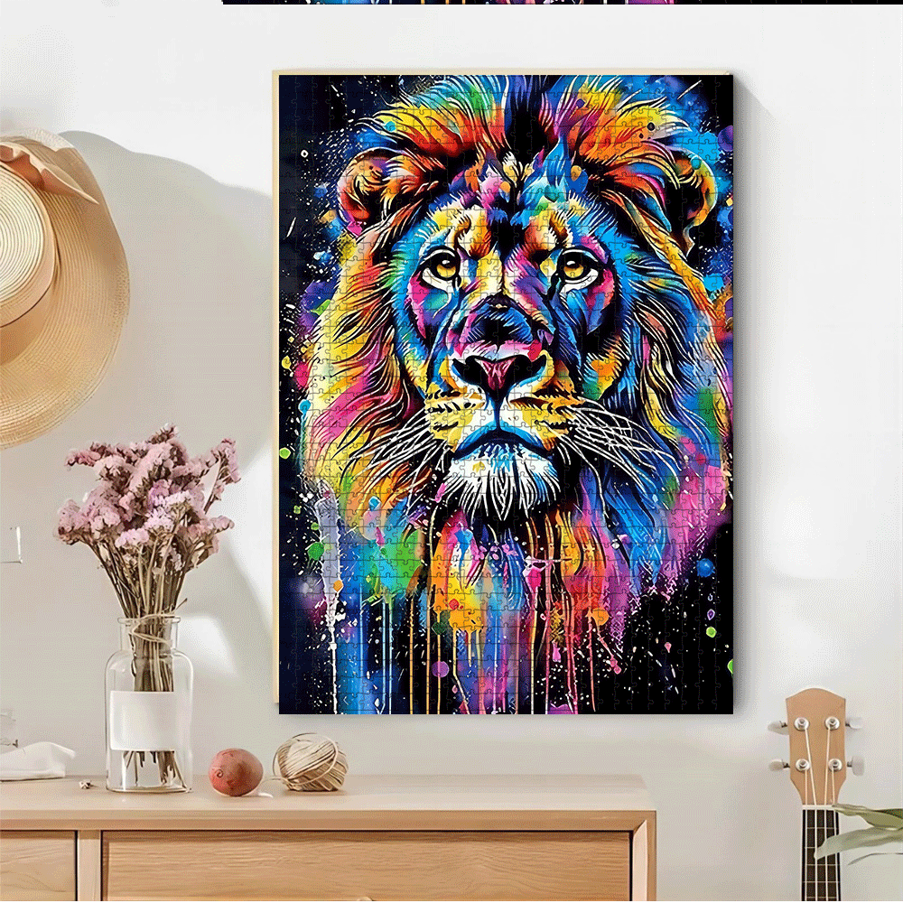 1000/500pcs Lion Puzzle for Ad - Home Decor Kit review and price