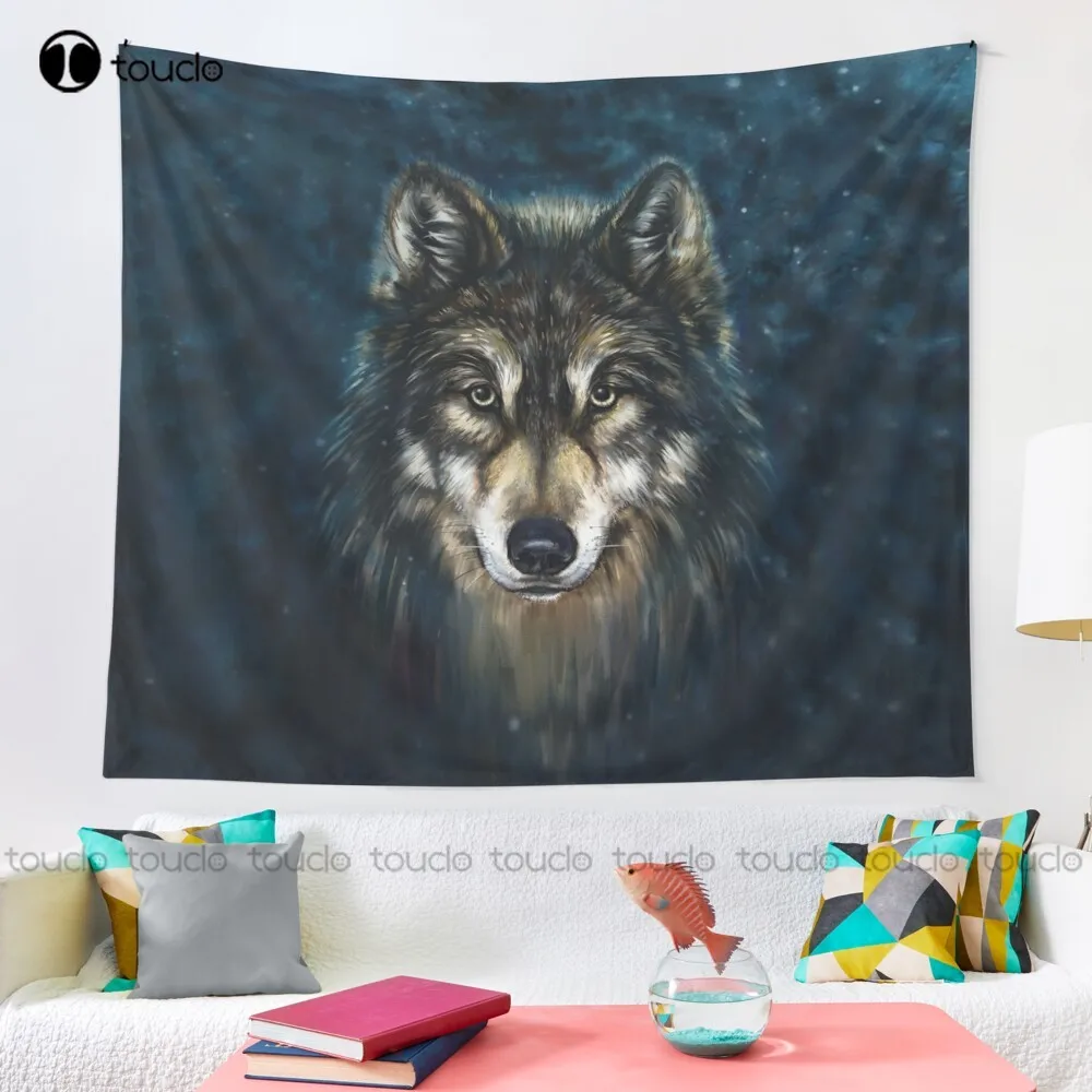 Artistic Wolf Face Tapestry Ta - Home Decor Website Free review and price