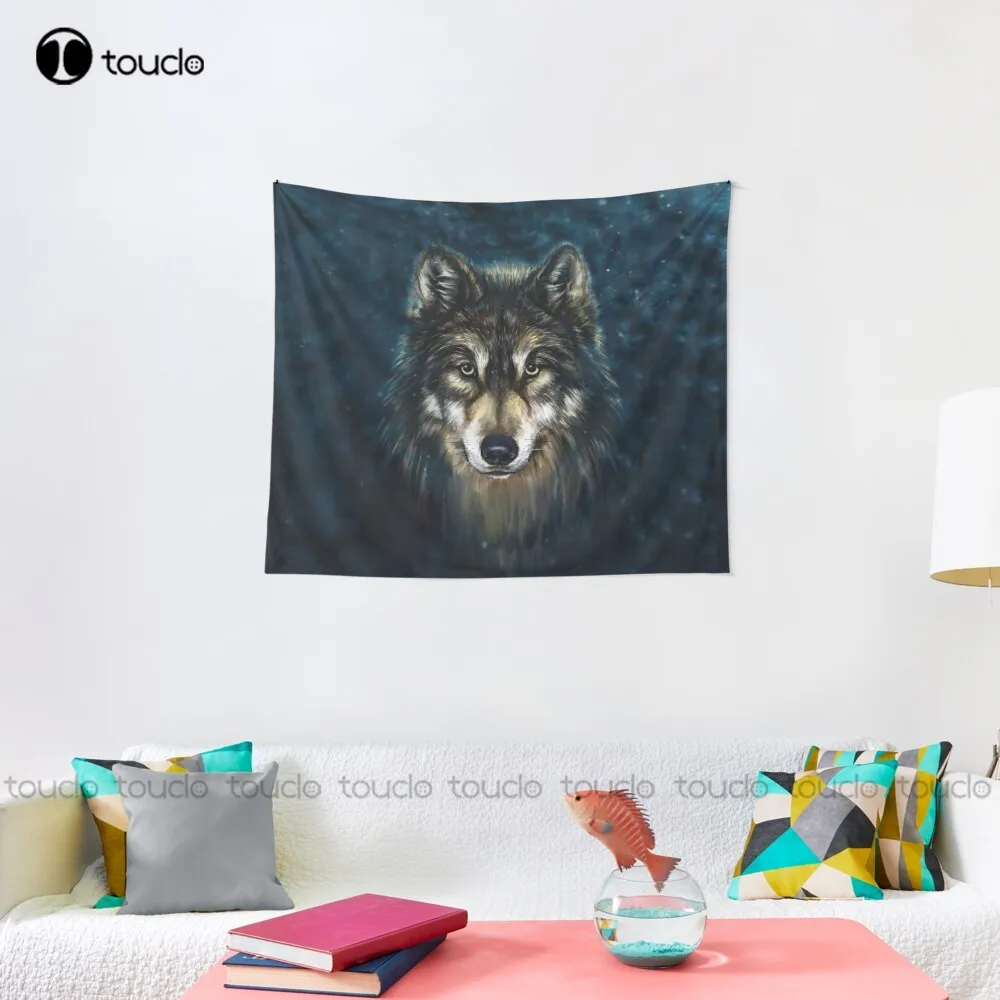 Artistic Wolf Face Tapestry Ta - Home Decor Website Free review and price