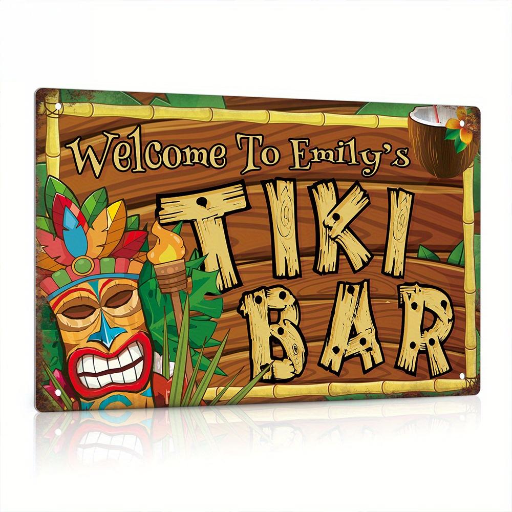 Custom  Decor Tiki Bar Sign, P - Home Decor Kolkata review and price