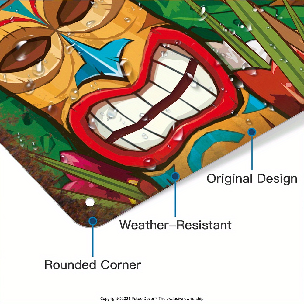 Custom  Decor Tiki Bar Sign, P - Home Decor Kolkata review and price