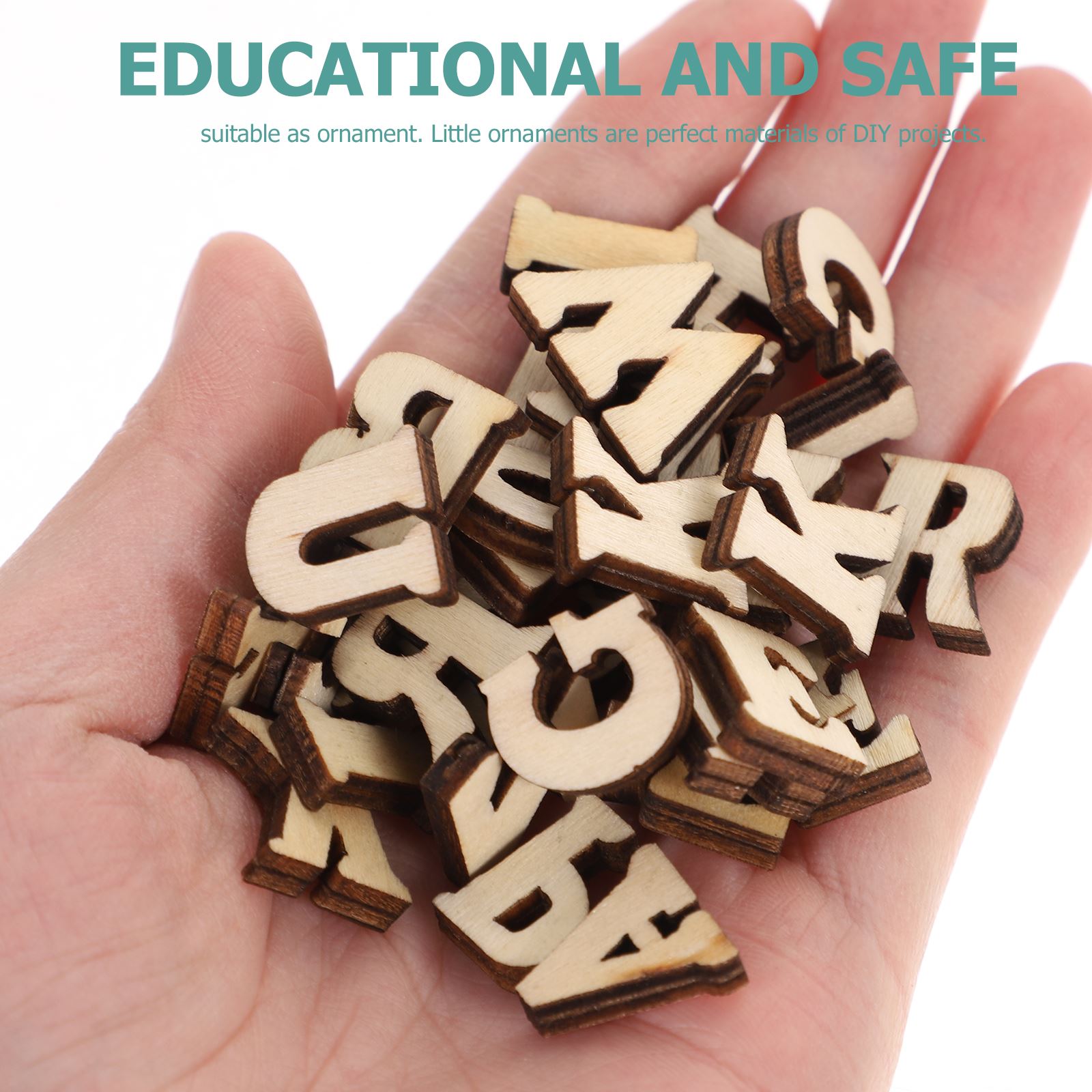 100pcs DIY Doodle Educational  - Wooden Letter Sign review and price