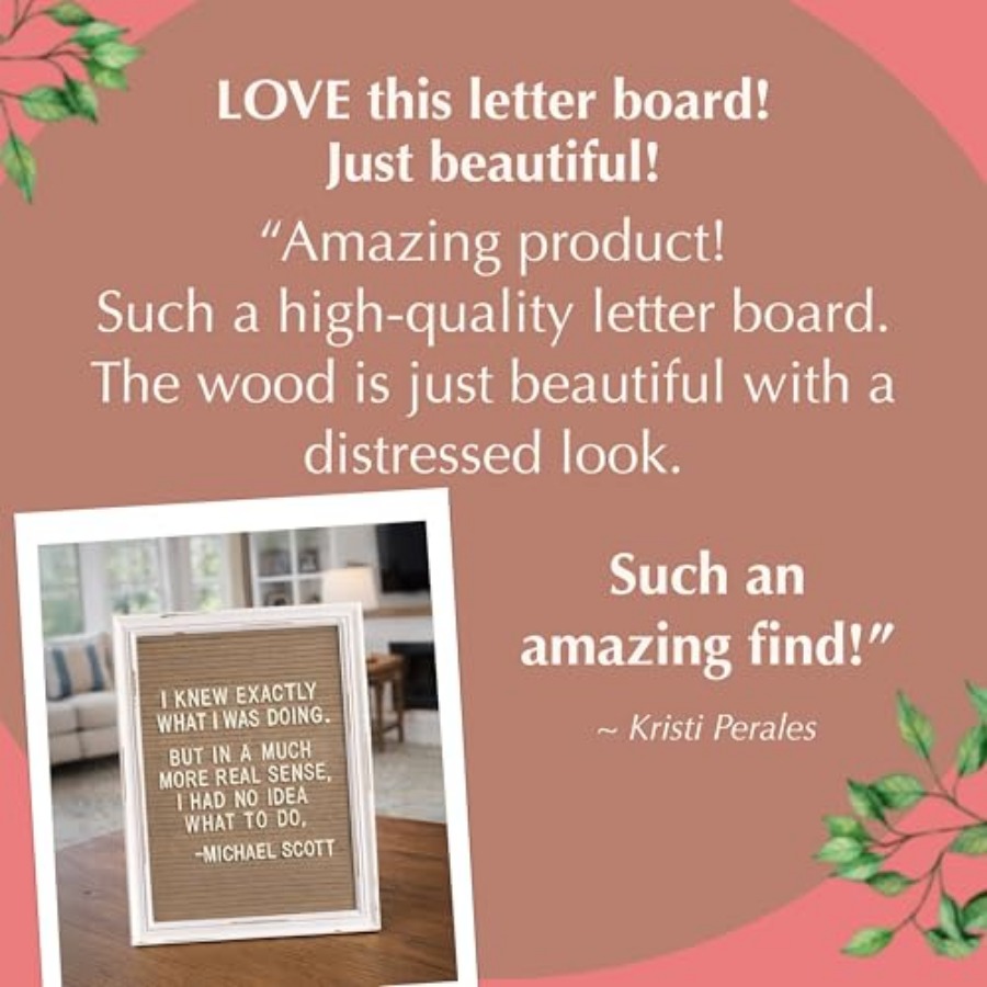 Felt Letter Board Back to Scho - Wooden Letter Sign review and price