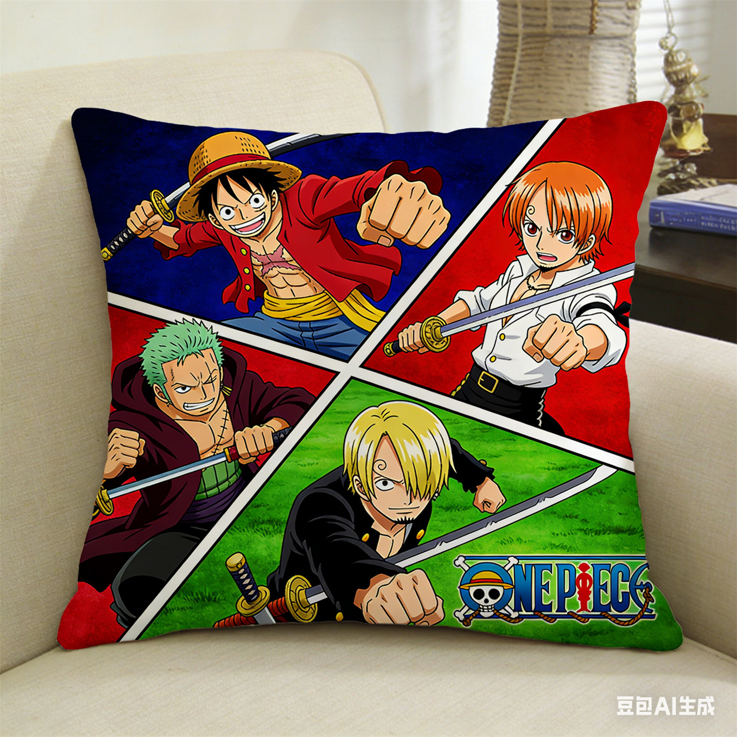 One Piece Pillow Cover, Anime  - Home Decor Online review and price