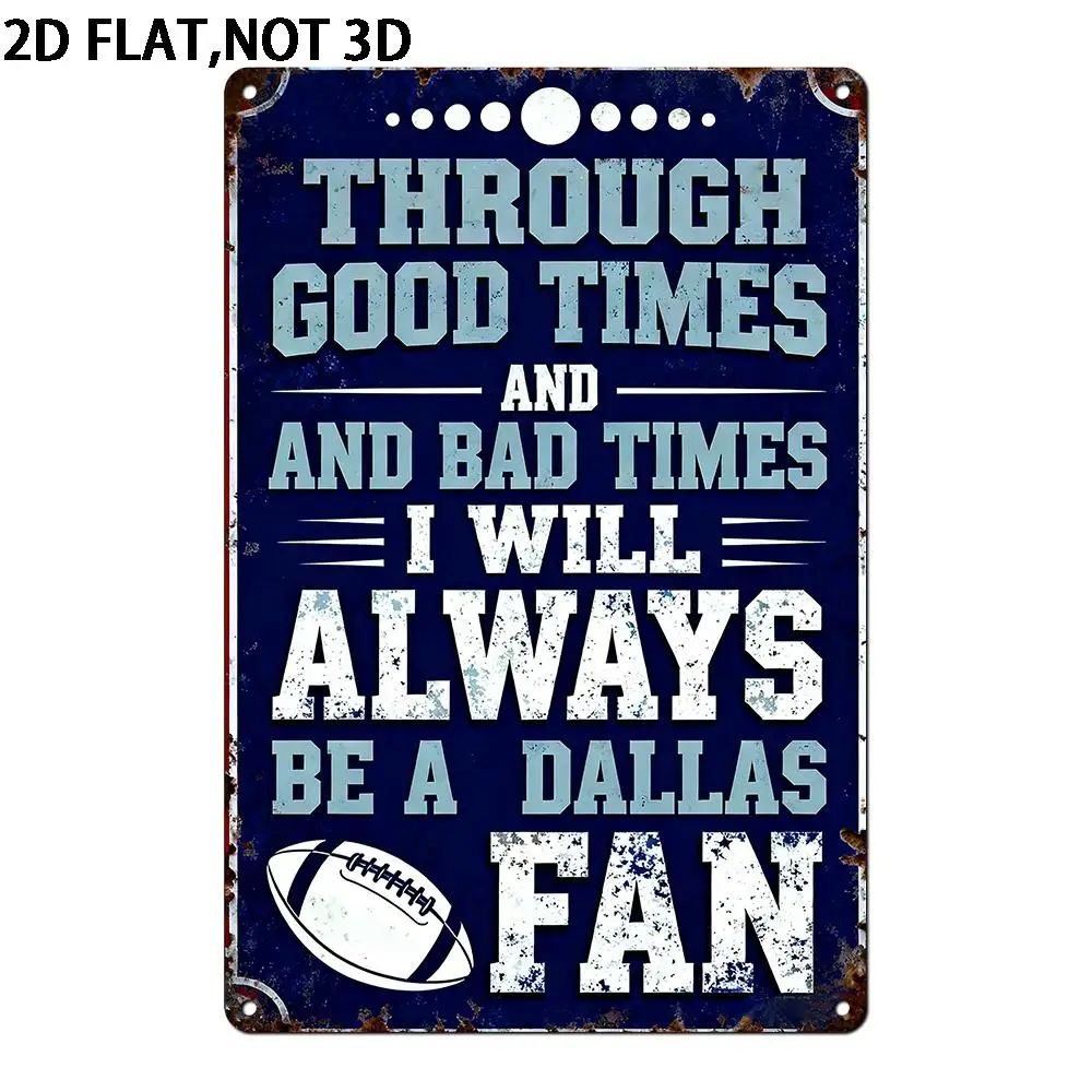 2D Flat Metal Tin Sign Dallas  - Home Decor Dallas review and price