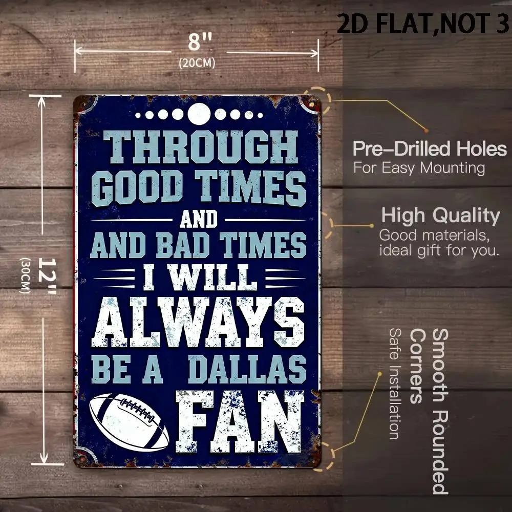 2D Flat Metal Tin Sign Dallas  - Home Decor Dallas review and price