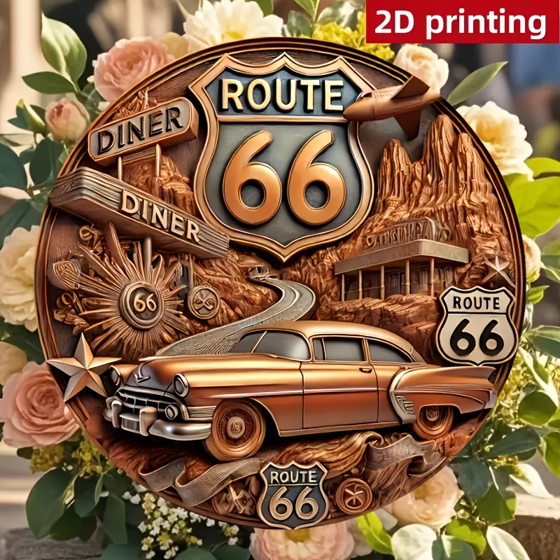 One 2D flat retro No. 66 woode - Home Decor Logo Design review and price