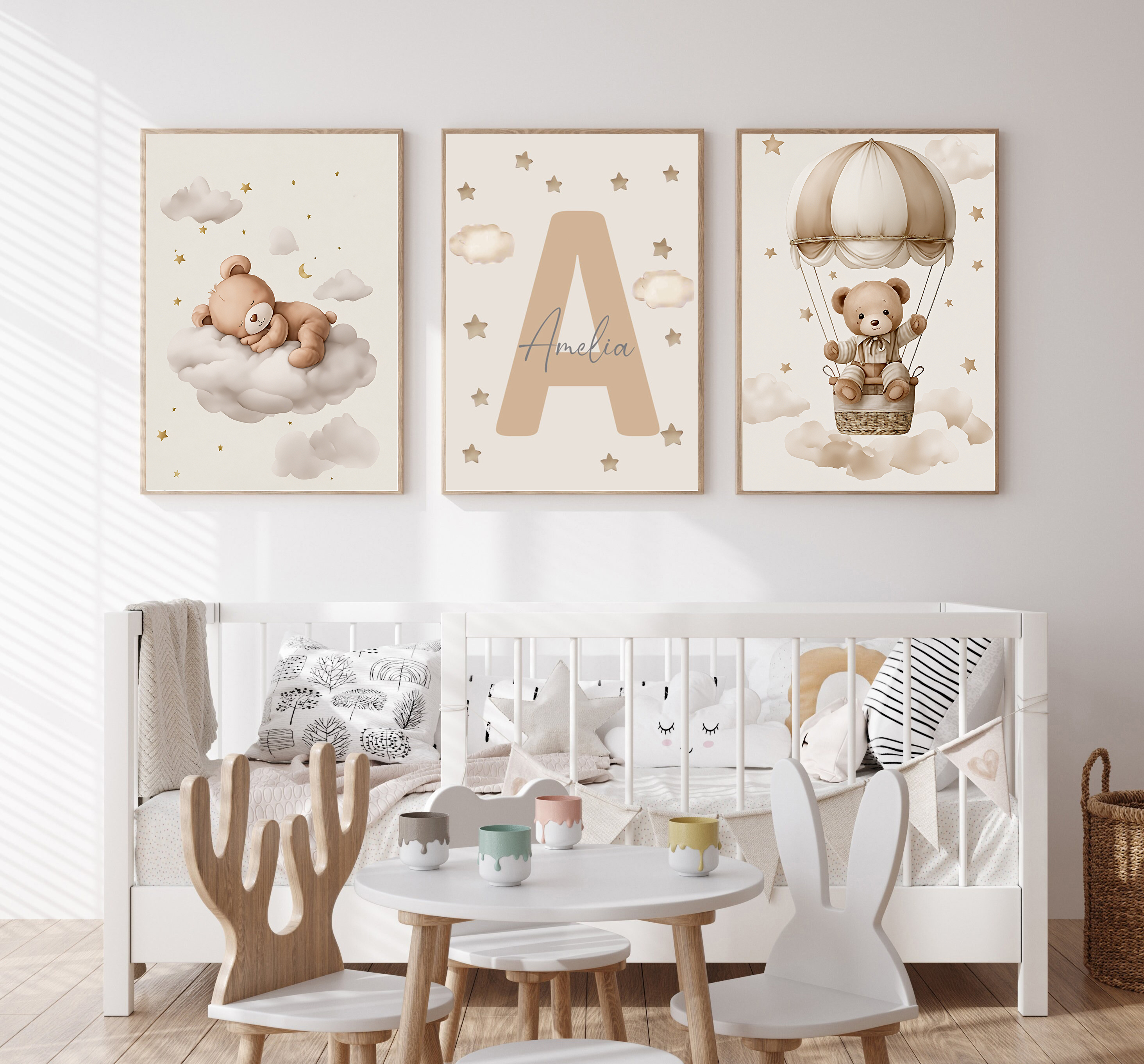 3pcs/set Bohemian Teddy Bear A - Home Decor Kit review and price